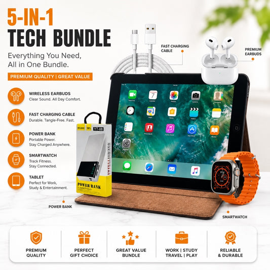 Ultimate 5-in-1 Gadget Bundle –  IPAD (32GB),